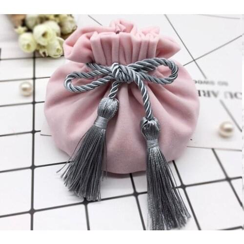 100pcs Party Favor Bag Wedding Candy Bag Souvenir Gift Favor Pouches Velvet Bundle Baby Shower Return Gifts SN463