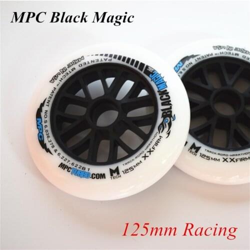 2 pcs Inline Speed Skating Wheel for MPC Road Marathon Skating Track Competition Skates 125mm Precise Professional Wheels
