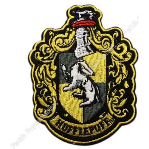 4.5" " Helga Hufflepuff " TV Movie Embroidered Robe Iron On Sew On Patch rock retro applique wholesale dropship