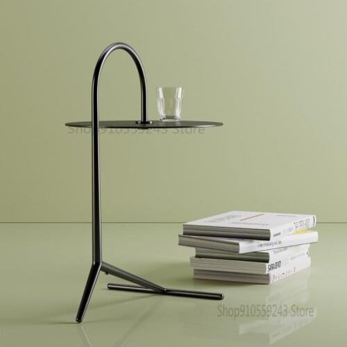 Side Table Living Room Balcony Simple Iron Art Small Side Table Modern Designer Model Room Light Luxury Personality Iron Art Sma