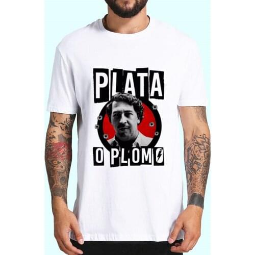 Narcos Pablo Escobar Colombian Drug Mafia T Shirts Spring Tops Summer Tees Men Women Short Sleeve Casual Personaity T Shirts