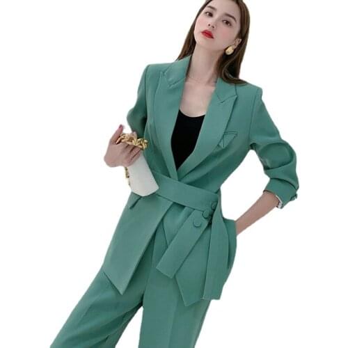 Женские брючные костюмы HJLZBW China At AliExpress