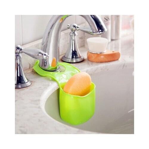 Creative kitchen sink hanging basket receive bathroom shelf hang bag 19.5*8.5*4.5cm free shipping