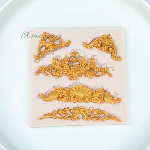 Flowers Lace Silicone Molds For Baking Fondant Mould Cake Decorating Tools Chocolate Gumpaste Molds, Sugarcraft, Kitchen Gadget