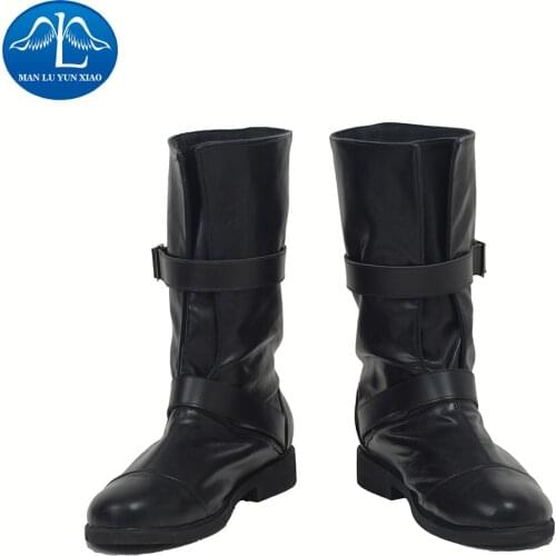 MANLUYUNXIAO New Arrival Adult Fullmetal Alchemist Edward Elric Boots Halloween Carnival Cosplay Boots For Men Wholesale