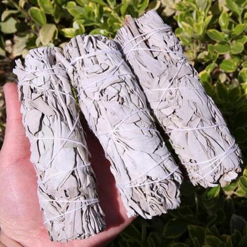 White Sage Bundles Smudge Sticks Indoor Purification Smoking For Home Cleansing Healing Meditation Smudging Rituals