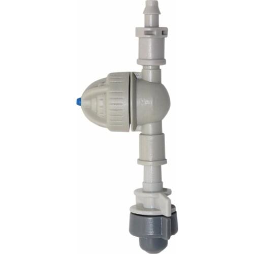 50 Sets 0.7mm Micro Spray Nozzles Atomization cooling Mist Sprinklers With the Spherical Anti-drip Device Irrigation Kits