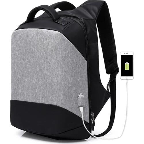 KAKA Men Backpacks USB Charge 15.6 Laptop Backpack Anti theft Waterproof Mochilas Male Women Backpack Casual Travel back bag