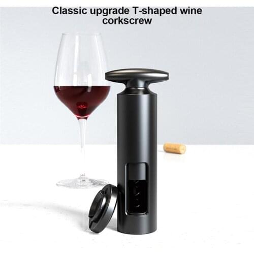 Corkscrew Self-Pull Hand Rotating Wine Opener Plastic Portable Screw Bottle Opener for Home Hotel