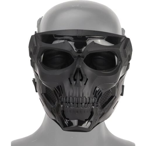 Airsoft Paintball Skull Tactical Mask Outdoor Sports Full Mask Shooting Men Women Skull Mask Military Protective Equipment