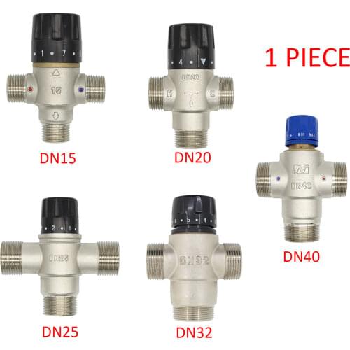 Thermostatic mixing valve shower mixer 1/2 3/4 1 1-1/4 1-1/2 inch for faucet shower taps kitchen bathtub bath