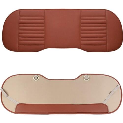 Universal Car Seat Cover PU Leather Bamboo Cushions Organizer Auto Back Rear Seat Protector Mat Four Seasons Accessories