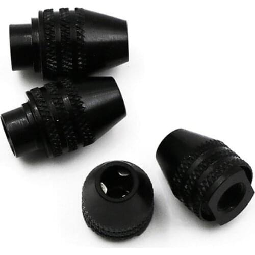 Universal Multi Drill Chuck Keyless For Dremel Rotary Tools 0.3-3.2mm Mini Drill Bit Chucks Adapter Engraver Accessories 4 Sizes