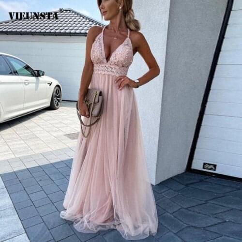 VIEUNSTA Long Summer Dresses