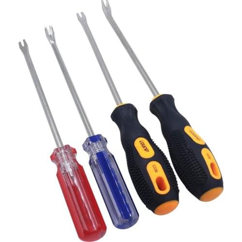 Car Door Interior Trim Clip Screwdriver Nail Puller Panel Upholstery Fastener Clip Remover Tool Woodworking Nail Lifting Tool