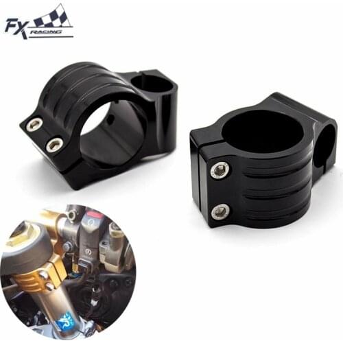 Motorcycle Handlebar Clip On Clamp Fork 31/32/33/35/36/37/38/39/41/43/45/48/50/51/52/53/54/55mm Handlebars Handle Bar Cafe Racer