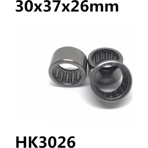 10pcs HK3026 30x37x26 mm Bearing Shell Type Needle Roller Bearings High Quality HK303726
