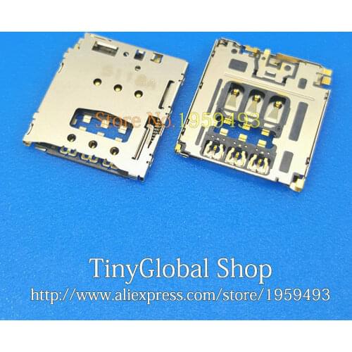 2pcs/lot Coopart new replacement for Lenovo Yoga Tablet B6000 B8000 A5500 3G SIM Card Reader Holder Connector Socket Slot