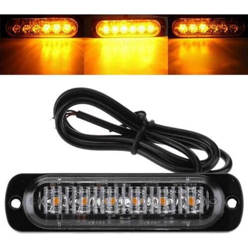 85% Hot Sales!!! 12-24V 6LED Off-Road SUV Truck Motorcycle Driving Fog Light Warning Strobe Lamp