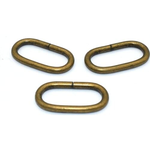 Antique Bronze Belt Buckle Adjustable Strap Buckles Slide Bag Clasps Fastener Webbing Notion Rings Bag Hardware Supplies 32 mm