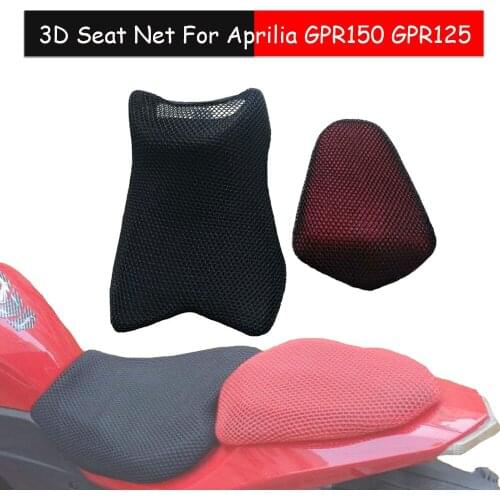 For Aprilia GPR150 GPR125 Motorcycle Accessories Seat Cushion Cover Net 3D Mesh Protector Insulation Passenger Cushion Cover