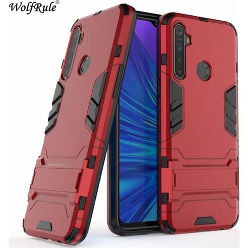 Phone Case For Oppo Realme 5 Case Shockproof Rubber Silicone Armor Hard Back Cover For Oppo Realme 5 Case Oppo Realme 5 Cover