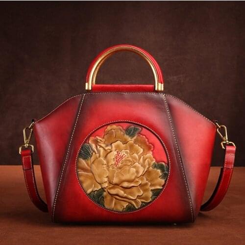 HAOSHUAI Women's Bags With Appliques