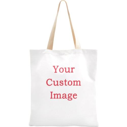 Personalized Custom Women Shoulder Canvas Bag Large Capacity Wild Messenger Student Bag Handbag Casual Shopping Tote Beach Bag