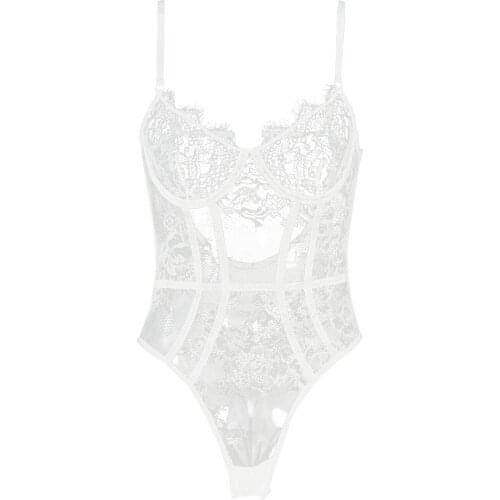 Lingerie Set Porn Sexy Lingerie One-piece Lace Lingerie G-strings Thongs Underwear Women Brief Sets Купальник Женский 2021