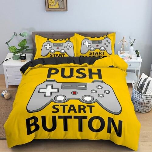 Gamepad Bedding Sets 3D-priting Duvet Cover Bedclothes Twin/Queen/King Size Bed Room for Bedding Nordic Bed Cover for Kids