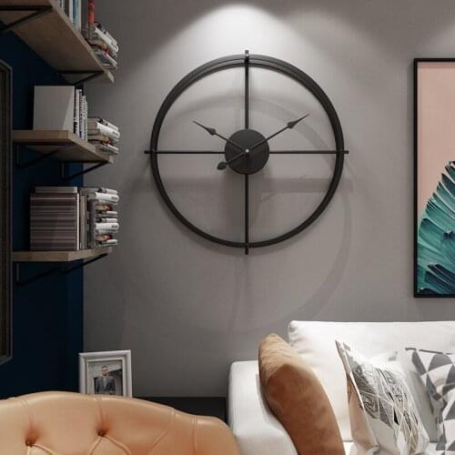 Nordic Minimalist Wall Clock Silent Large Wall Clock Classic Modern Design Office Relogio Parede Digital Home Decoration AC50AL