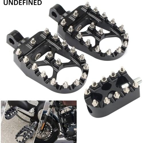 MX Foot Pegs Motorcycle Gear Shift Brake Pedals Toe Shifter Pegs For Harley Dyna Fatboy Sportster 883 Street Bob Bobber Chopper