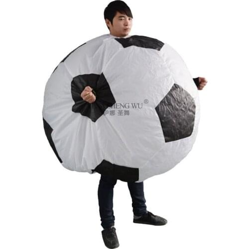 Halloween Inflatable Clothing World Cup Football Performance Wear College Style Funny Adult Stage Role-Playing Props Clothing