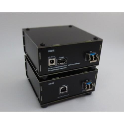 New USB optical fiber isolation processor (FR4 copper laminate)