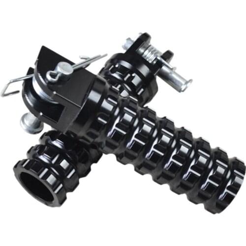 Motorcycle Front Foot Peds Rest Pedal Footrests Retro Universal CNC Aluminum Motorbike Foot Pedal for Yamaha Kawasaki