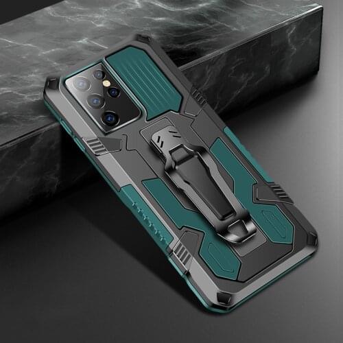 Shockproof Armor Phone Case For Samsung Galaxy S20 Plus FE Note 20 Ultra 10 A31 A30S A51 A71 4G 5G Cover &Belt Clip Stand Holder