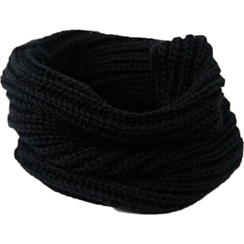 Ribbed Knitted Solid Men Women Scarf Soft Winter Warm Fashion Ladies Foulards Thickening Stylishly Practical Durable Girl Wraps