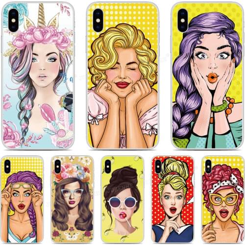 Silicone Fashion Art Girls Cover For Wiko Y81 Y51 Y62 Y61 Y50 Y60 Y80 Sunny 5 View 5 Plus 3 4 Lite 2 Go Power U20 U10 Phone Case