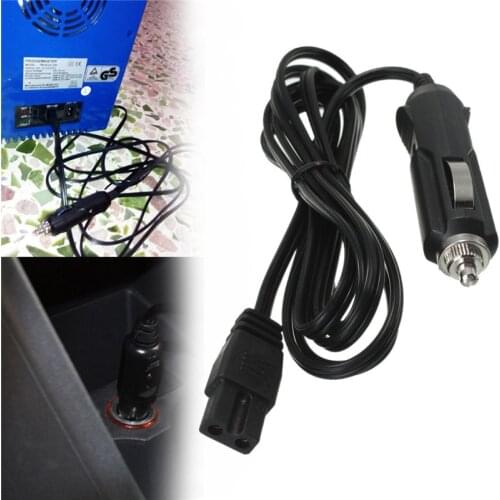 2m 12V DC Replacement Car Cooler Cool Box Mini Fridge 2 Pin Lead Cable Plug Wire Car Refrigerator Cigarette Lighter Power Cord