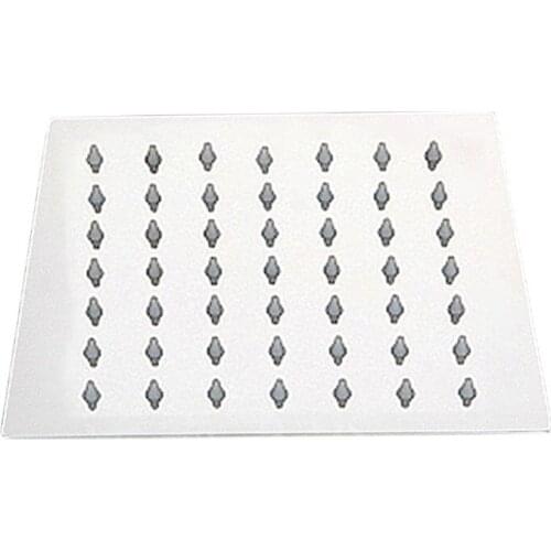 Ultra-Thin Stainless Steel Bathroom Square 6 Inch Shower Large Top Nozzle Rain Shower Bath Shower Head Spray Bathroom 85DA