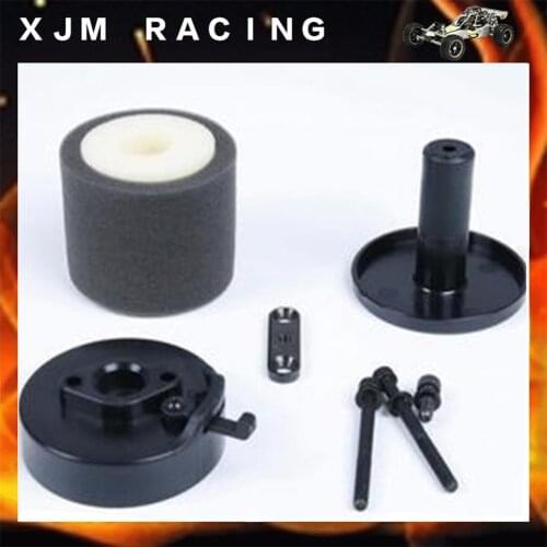 Air Filter Assembly with for 1/5 Hpi Rofun Rovan Km Baja 5T 5SC 5B TRUCK RC CAR Engines Parts