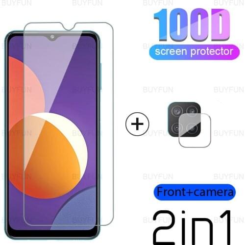 For Samsung Galaxy M12 2in1 camera lens screen protector for samsung M32 M51 M31 M21 M11 M31s M21s M01 protective tempered glass