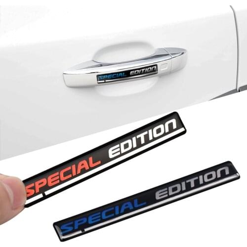 10x Car Styling 3D Epoxy Special Edition Emblem Decoration Sticker For BMW Audi Lexus Toyota Ford Opel Duke Kia Auto Accessories