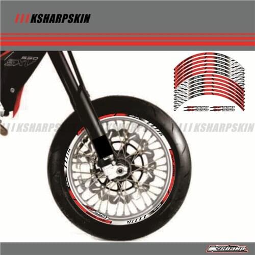 12 X Thick Edge Outer Rim Sticker Stripe Wheel Decals FIT ALL aprilia sxv550