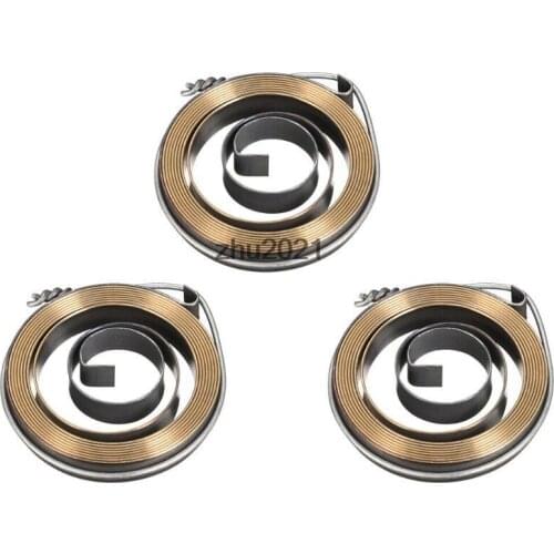 Drill Press Quill Feed Return Coil Spring Assembly 1540mm 56x10x0.8mm 3pcs