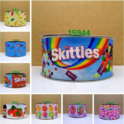 Free shipping 2020 new arrival ribbons Hair Accessories ribbon 10 yards printed grosgrain ribbons 15944