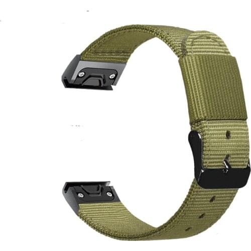 Quick fit Nylon Strap for Garmin Fenix Wrist Band for Garmin Fenix 6X/5X/Fenix 3/Fenix 5/Fenix 6 5S 6S Watch Belt Watchband