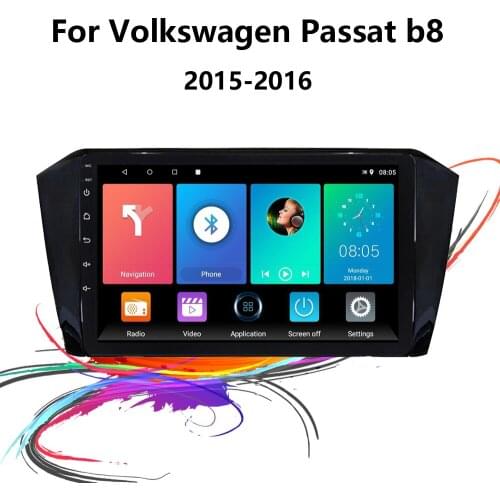 Eastereggs Car Radio For Volkswagen Passat b8 Magotan 2015 -2016 2 Din 9 Inch Android Car Multimedia Player Navigation GPS