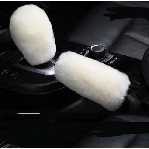 Gear Shift Collar Cover Car Handbrake Grips Hand Brake Covers Parking Brake Car Accessories for Opel Ford Focus Buick