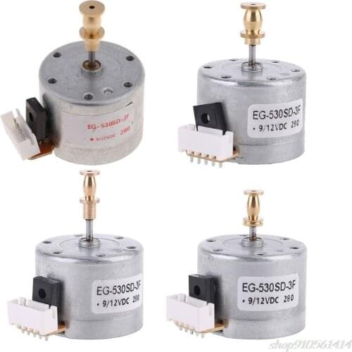 EG530SD-3F DC5-12V 3-Speed 33/45/78 RPM Metal Turntables Motor Copper Sleeve Motor for Turntable Record Player O20 20 Dropship
